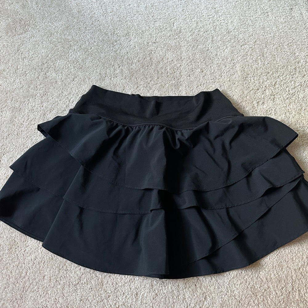 OFFLINE by aerie black tiered skort